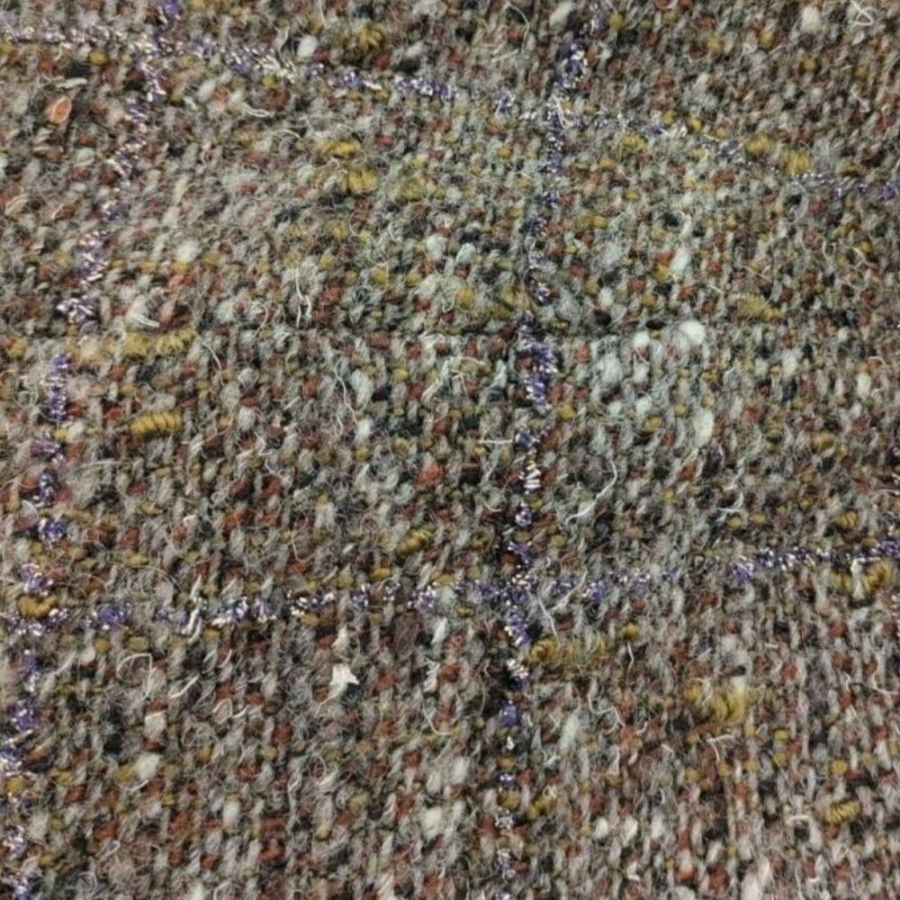 Chanel Iconic Tweed Skirt Vintage Y2K Brown Metallic Pencil Skirt Size 6 EUC - Picture 7 of 11